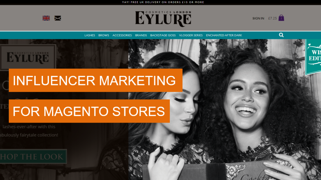 influencer marketing for Magento stores