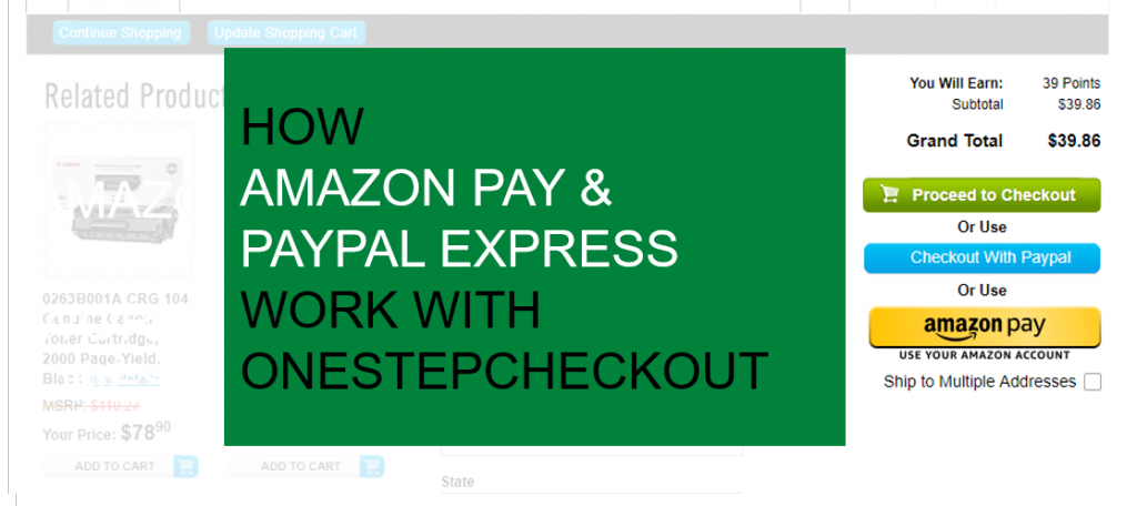 amazon pay PayPal express Magento