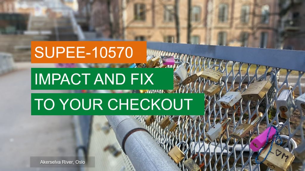 Magento supee-10570 issue in your checkout and fix