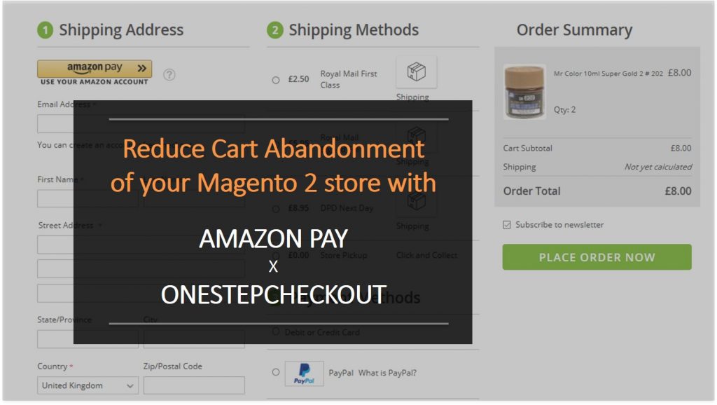 Amazon Pay and OneStepCheckout for Magento 2