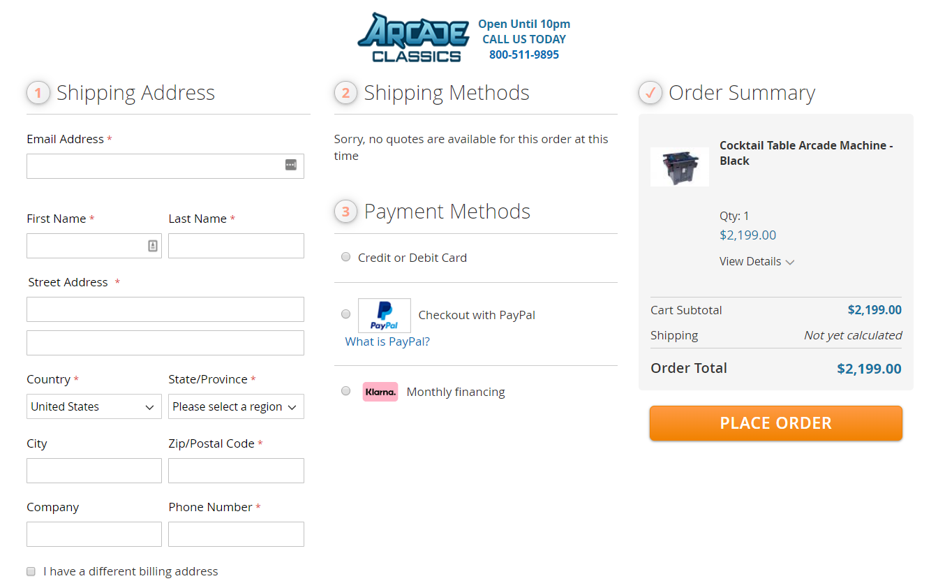 Arcane Classics Checkout with OneStepCheckout for Magento 2