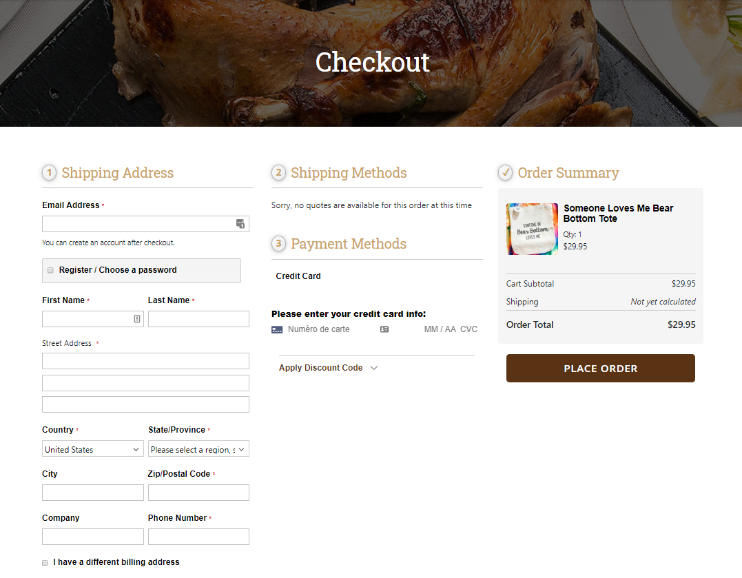 Bear Creek Smokehouse Checkout powered by OneStepCheckout for Magento 2