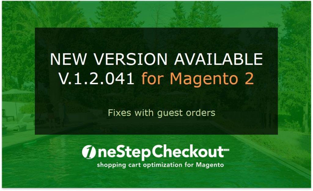 One Step Checkout Magento 2 update October 2020